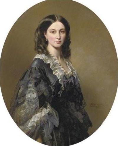 Retrato da princesa Elizaveta Alexandrovna Tchernicheva de Franz Xaver Winterhalter